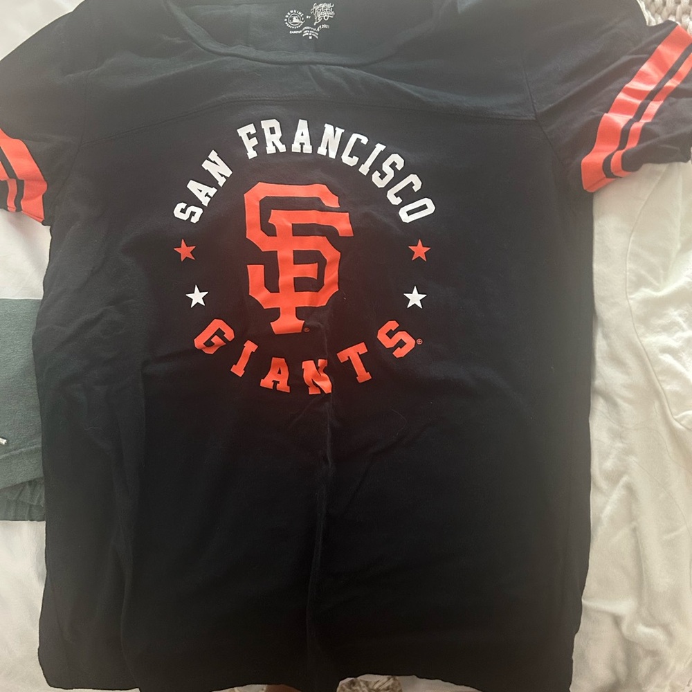 San Francisco Giants Black and Orange T-Shirt